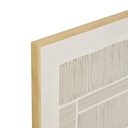 toile imprimée / cad / fl idrissa 58x58, beige
