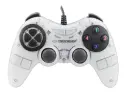 manette de jeu pc usb fighter blanche
