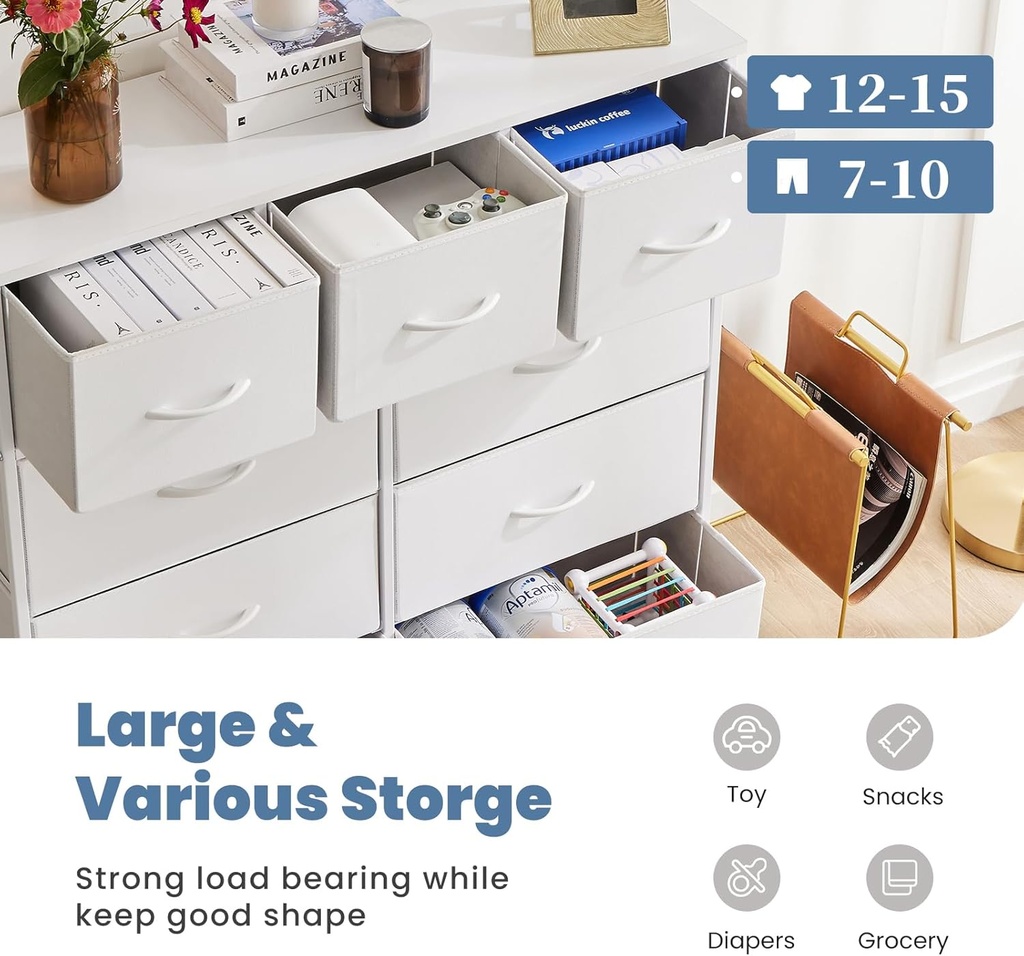 Commode DUMOS 9 tiroirs