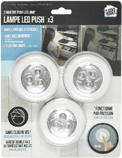 3 leds pressure lamp x3