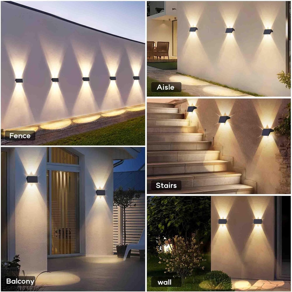Pack de 2 Lampe Solaire SATURN UP&DOWN 100LM IP67