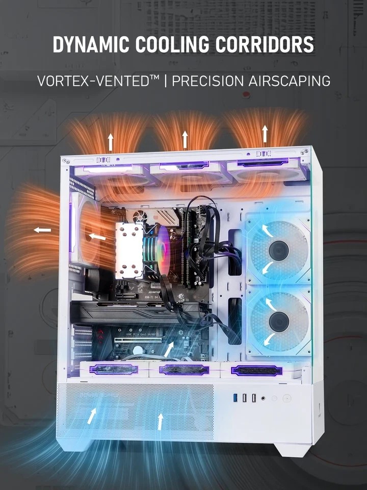 PC Gaming I7 E5 2.80Ghz 1GB GPU 8GB Ram SSD128