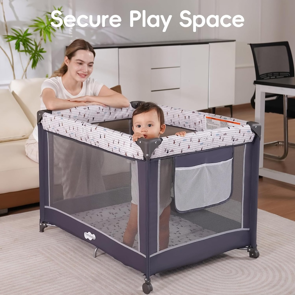 Berceau Bébé , parc pliant PamoBabe