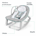 Transat bébé Ingenuity 3-en-1 évolutif – Vibrations, arche de jeux – 0-30 mois