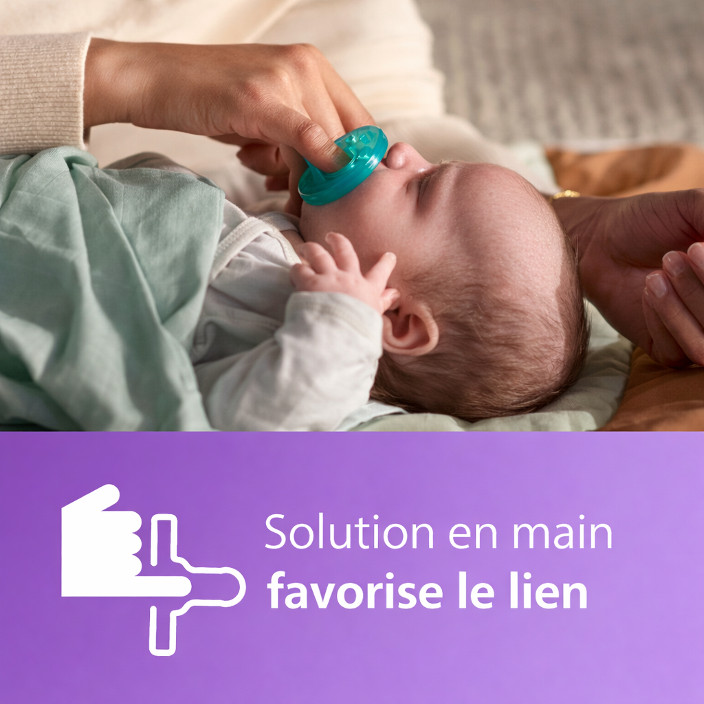 Tétines orthodontiques Philips Avent Soothie – Silicone, 0-3 mois