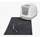FRISCO Tapis en microfibre chenille Fish Bone+ 91,4 x 63,5 cm - Gris