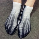 Pack de 7 Chaussettes Socquettes 3D Imprimées TU