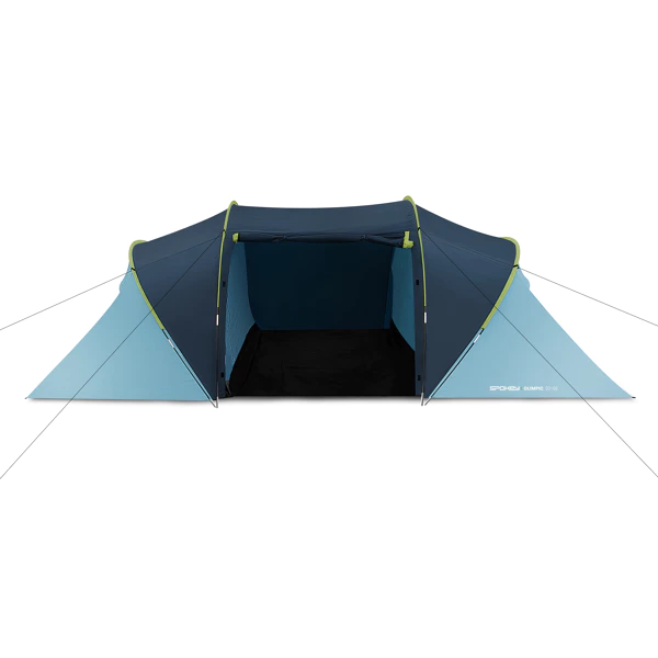 Tente pour quatre personnes avec deux chambres sép