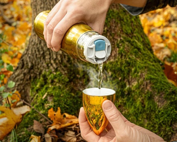 Obus d’artillerie thermos MAX 500 ml – laiton