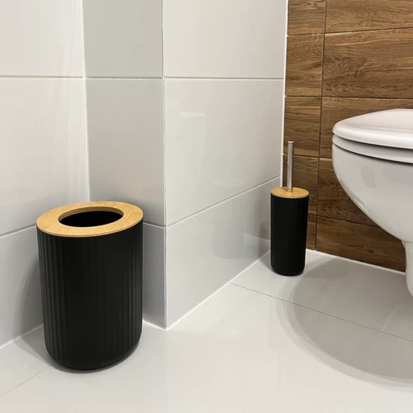 Ensemble d'accessoires de salle de bain - noir
