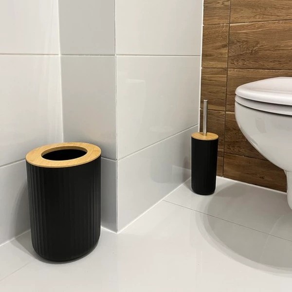 Ensemble d'accessoires de salle de bain - noir