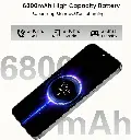 A15 Smartphon phone 8+256GB 6800mAh Android14.0 6.8" 5G