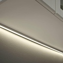Profilé Aluminium LED 1 m avec Diffuseur – Lot de 20 (Montage Sous Meuble)