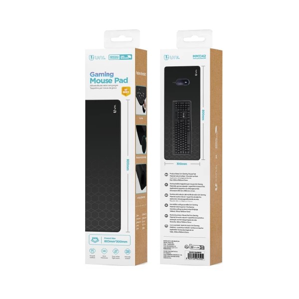 Tapis de souris 800 x 300 x 3 mm noir