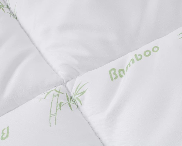 Couverture Bali Bamboo Touch blanc 240 x 200 cm