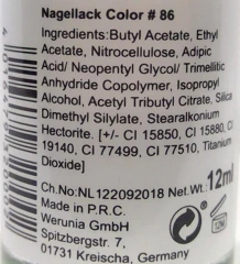 Vernis à ongles couleurs tendance Sabrina 12 ml