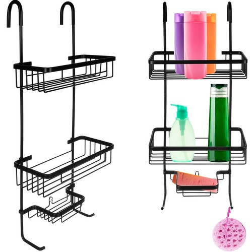 Shower shelf to hang without shower drilling