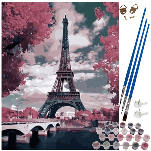 Peinture par numéros 40x50cm - Tour Eiffel 22784 
