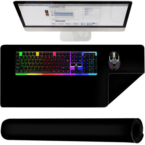Mouse and keyboard pad - black 18625