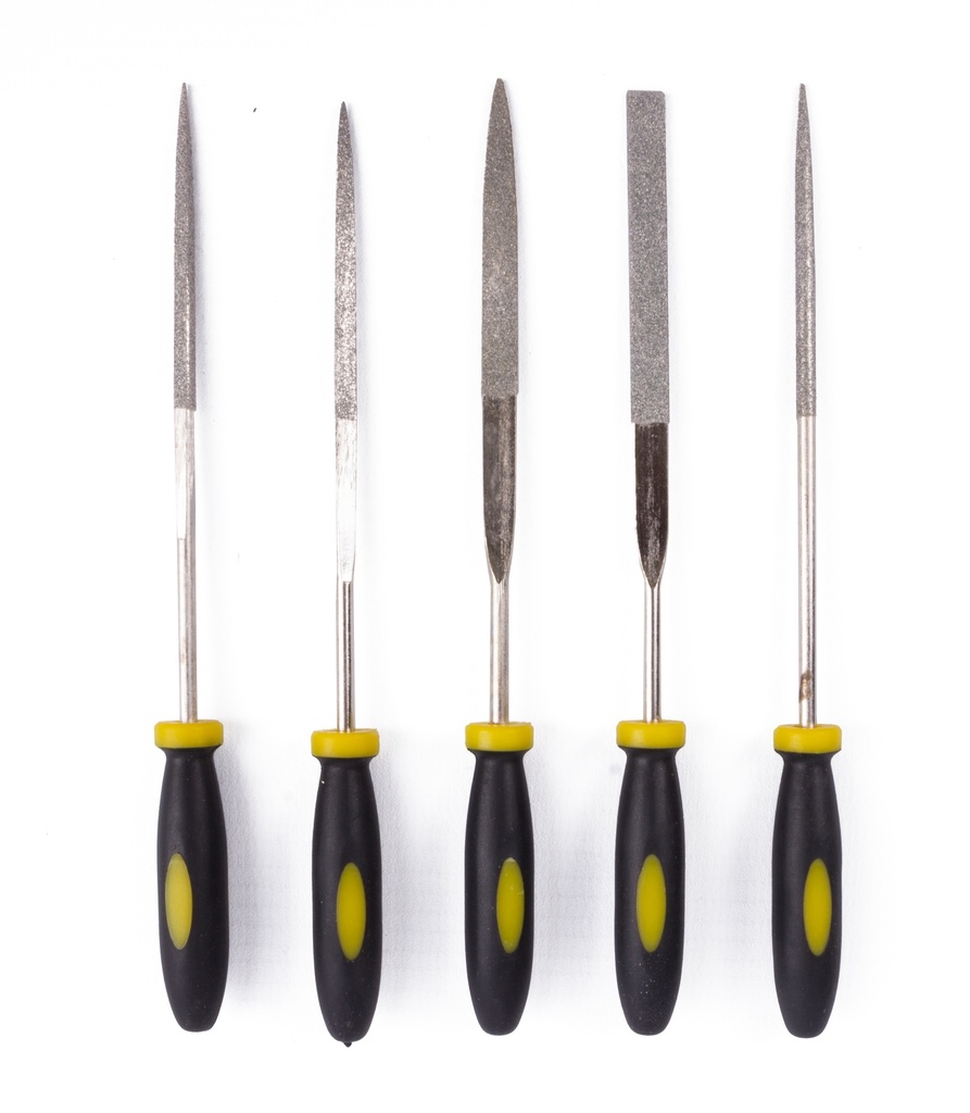 Set de limes diamant 5 pièces mini 