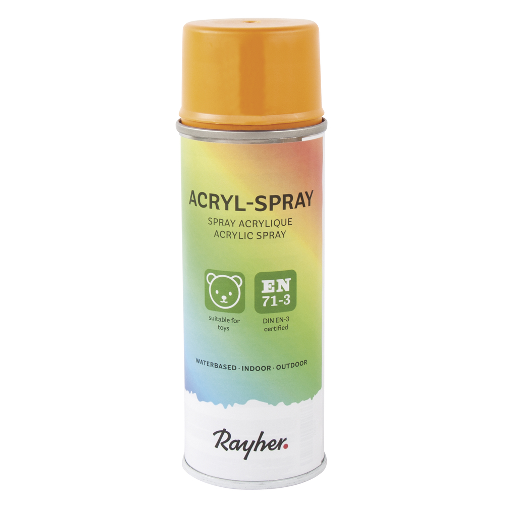 Acrylic spray, sun yellow, 200 ml