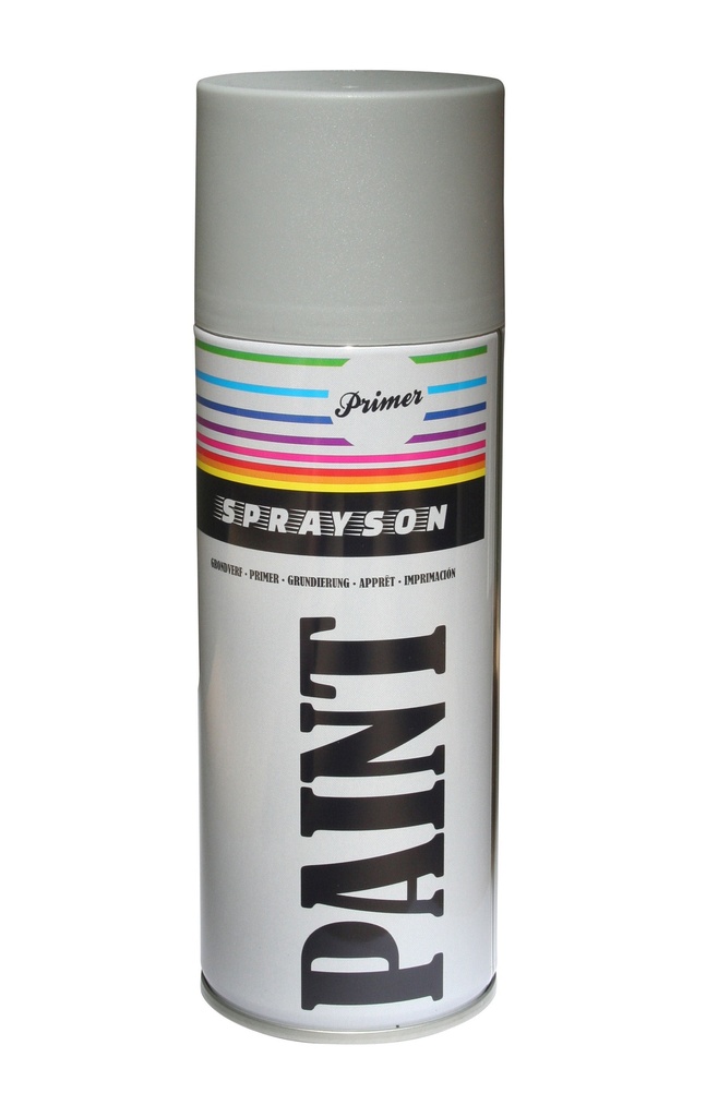 Bombe aérosol 400 ml apprêt gris 