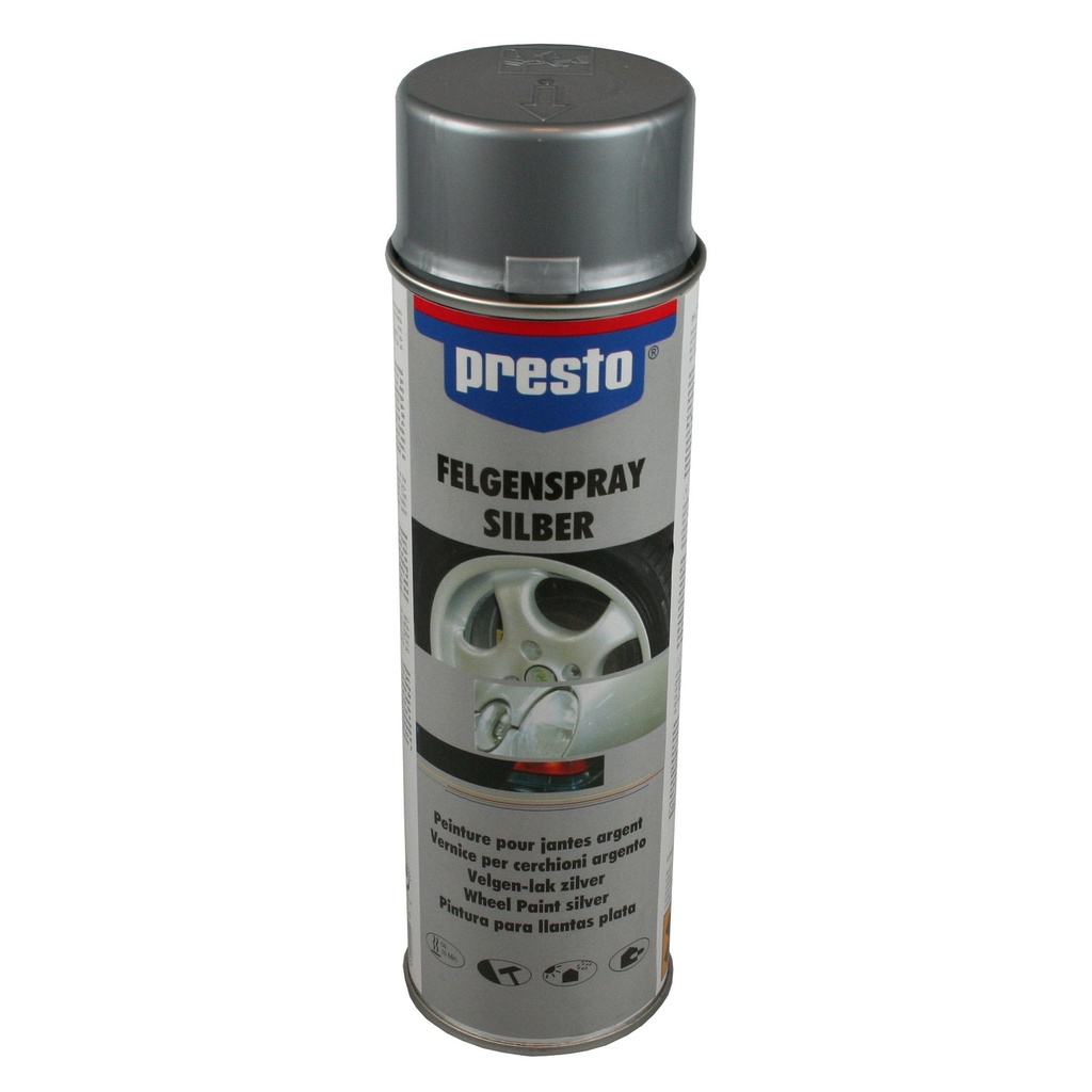 Presto silver rim paint 500 ml