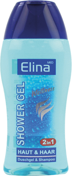 Gel douche Elina 250ml bien-être actif 2in1