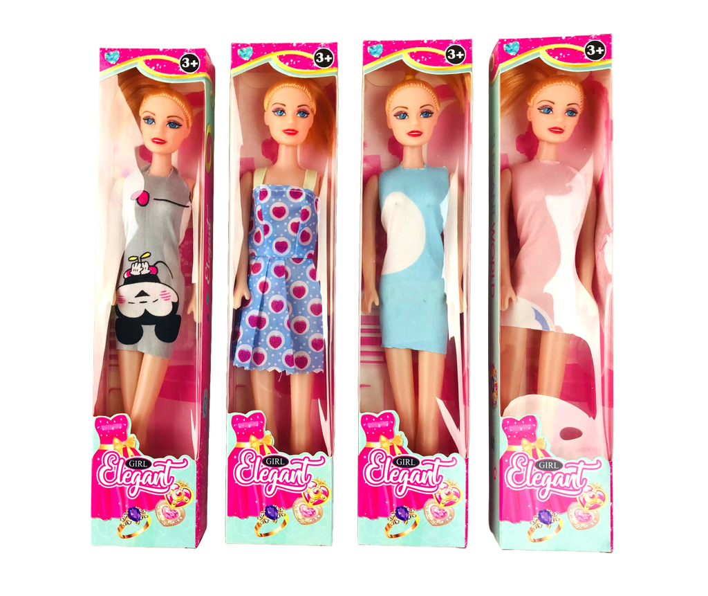 Fashion doll, 28 x 6 x 3 cm