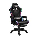 [BUR-DLC-G804] CHAISE GAMING avec LED Massage et repose pieds