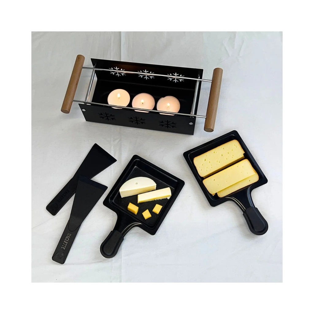 2 -people candle raclette