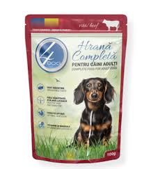 4DOG Wet food Beef for dogs 100 g