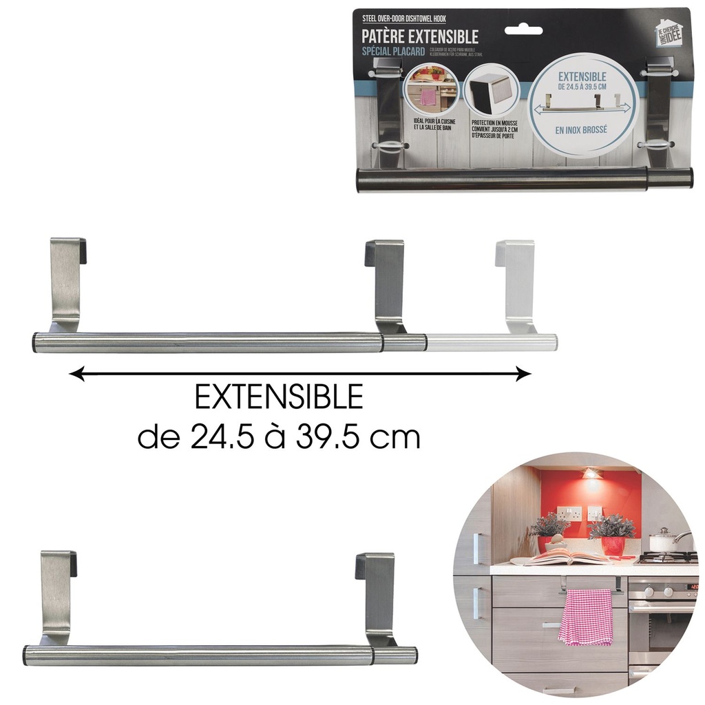 Extendable cupboard 25 to 40cm