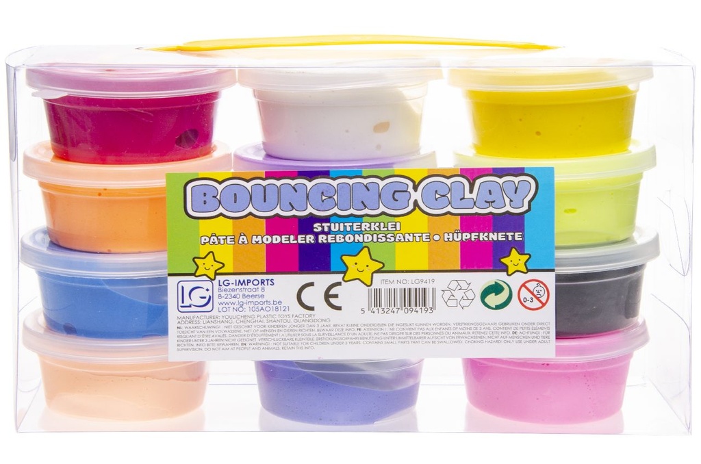 Bouncing clay