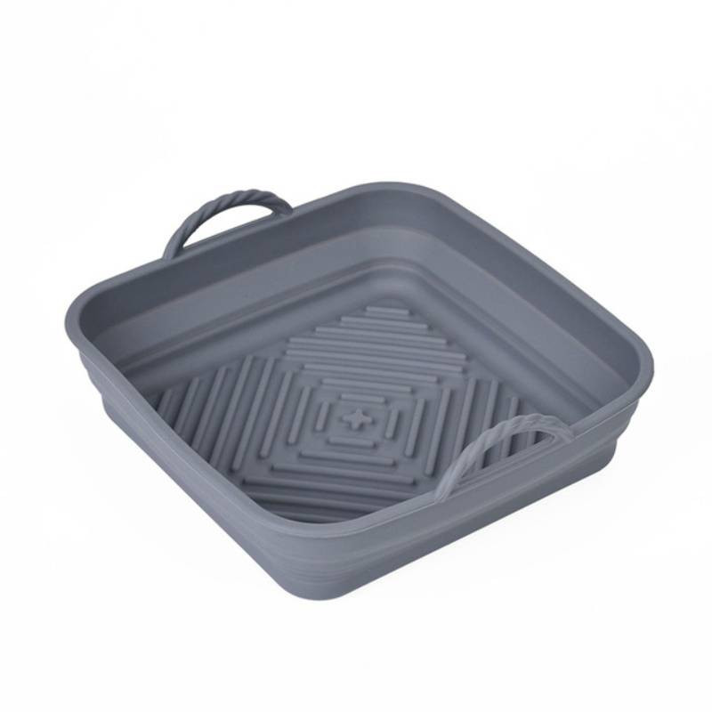 Foldable silicone mold for hot air oven