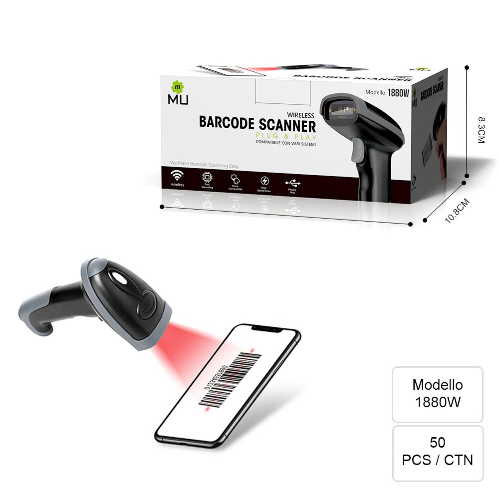 Wireless barcode reader