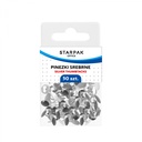 [559660 ZEN12] Pack of 50 Silver Office Pins