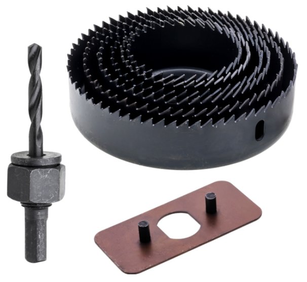 Scie cloche avec adaptateur 51 - Foret 102 mm