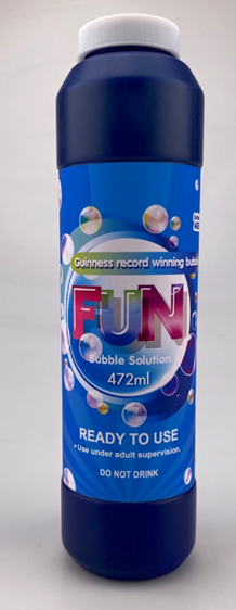 Bubble liquid refill bottle FUN 472 mL