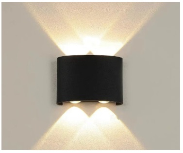 Applique LED demi-ronde