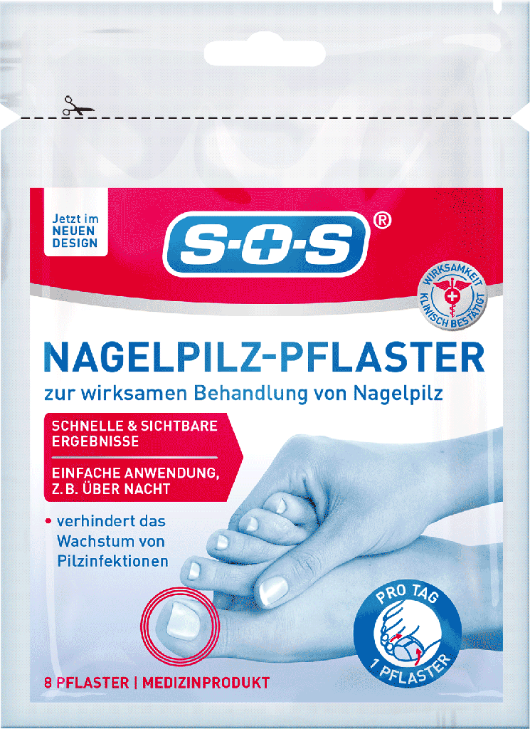 SOS Pansement mycose des ongles 8 pièces