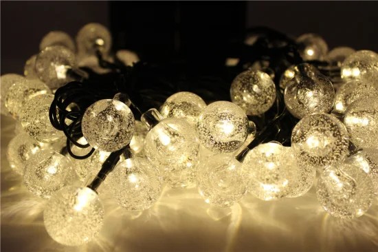 Guirlande Bulle 9.5M Froid 50LED