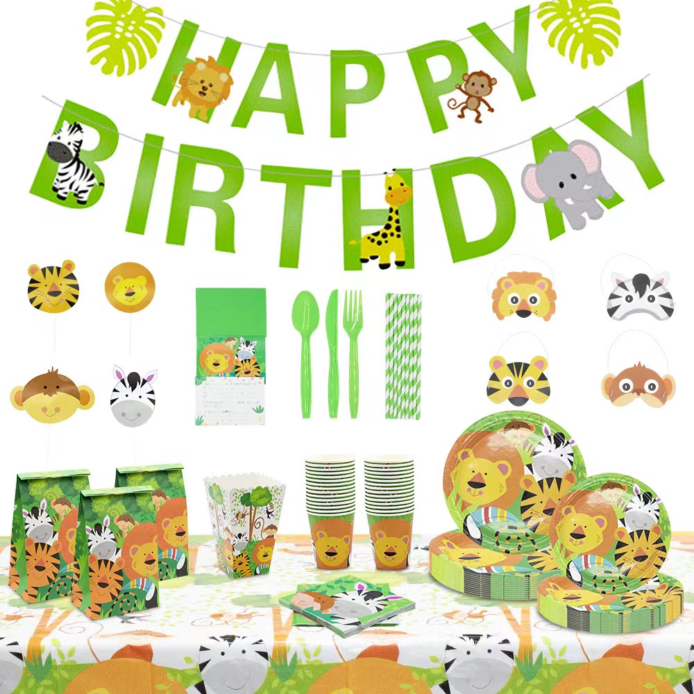 Jungle Animals Birthday Kit