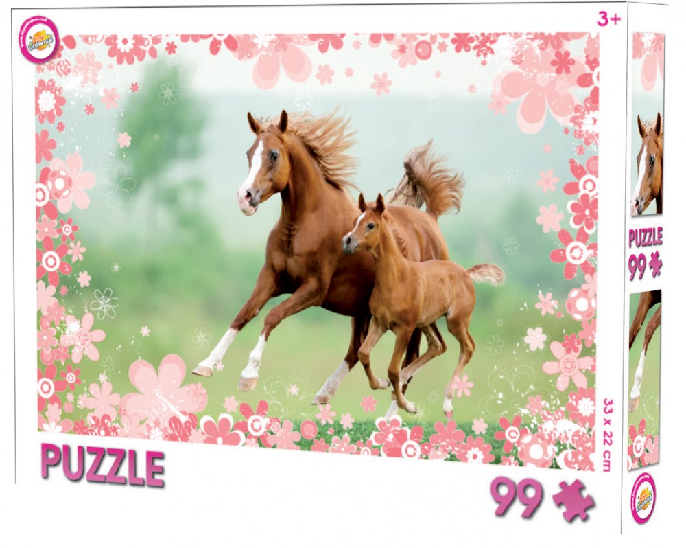 Puzzle cheval 99 pcs