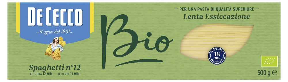 De Cecco Spaghettis de pâtes bio 500g