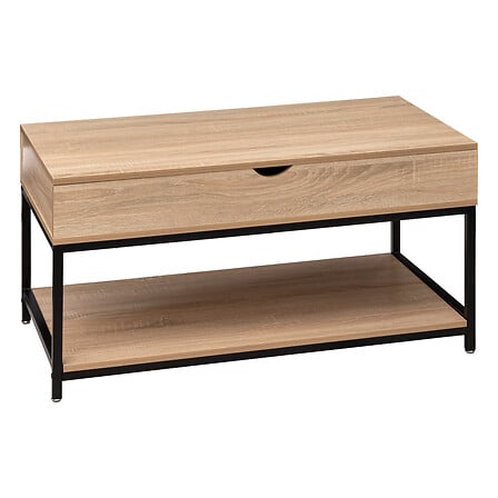 aliaj lift-up coffee table, beige