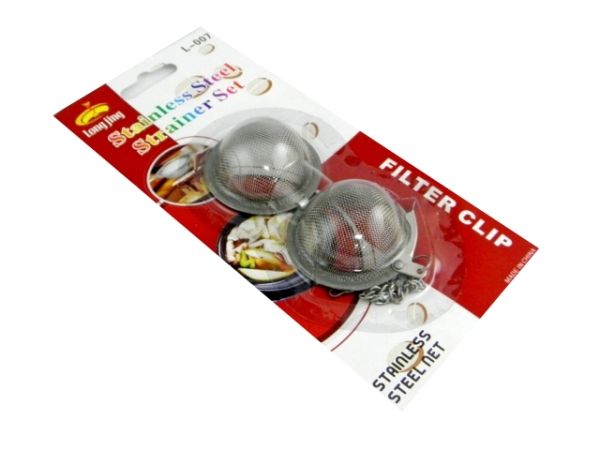 Infuseur à thé boule en acier avec chaîne
