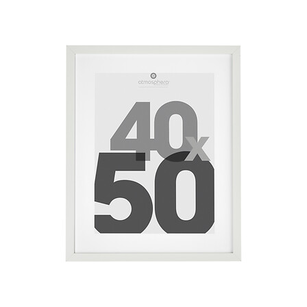 Cadre photo blanc Eva 40x50 