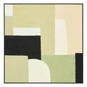 [210480 ZEN16] toile pei / cad giacomo 100x100, khaki vert
