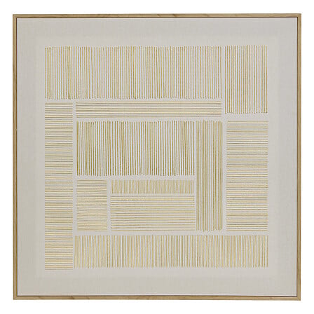 toile imprimée / cad / fl idrissa 58x58, beige tableau 